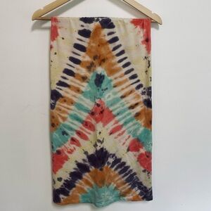 Colorful Tie-Dye Bodycon Skirt